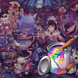 Ghost Pokemon Background Skin