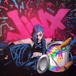 League of Legends Jinx Background Skin