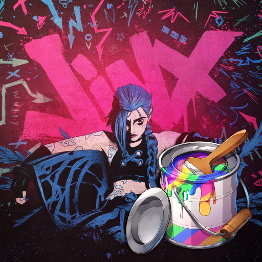 League of Legends Jinx Background Skin